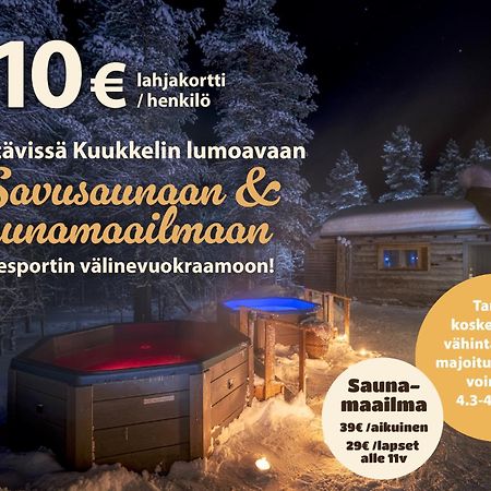 Kuukkeli Log Houses Teerenpesae - Premium Suite A48 Saariselka Exterior foto