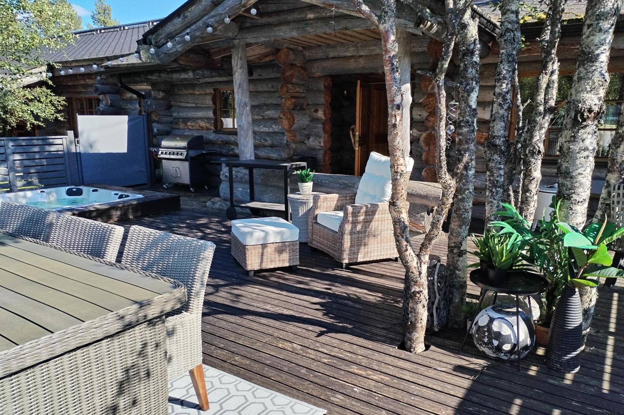 Kuukkeli Log Houses Teerenpesae - Premium Suite A48 Saariselka Exterior foto
